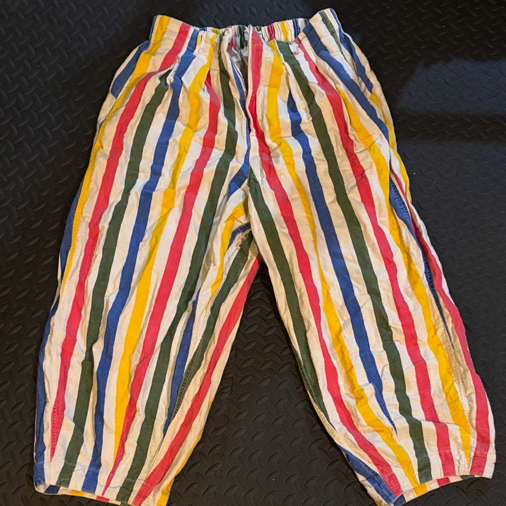 We The Free Multicolor Striped Wide Leg Pants